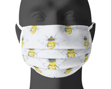 Load image into Gallery viewer, bumble-bee-face-mask-washable-face-masks-uk
