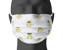 Load image into Gallery viewer, bumble-bee-face-mask-washable-face-masks-uk