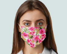 Load image into Gallery viewer, Pink Forest Adult Face Mask