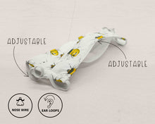 Load image into Gallery viewer, nose wire mask with adjustable ear loops