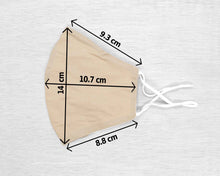 Load image into Gallery viewer, Slim Fit Beige Face Mask