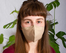 Load image into Gallery viewer, Slim Fit Beige Face Mask