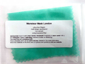 4 Layers Black Adult Face Mask