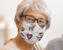 Load image into Gallery viewer, senior-woman-wearing-christmas-reusable-face-mask
