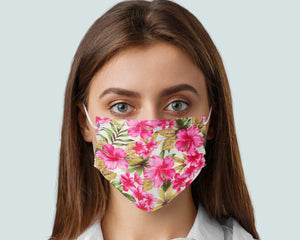 Pink Forest Adult Face Mask
