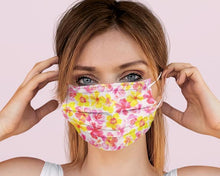 Load image into Gallery viewer, Summer Flowers Adult Face Mask
