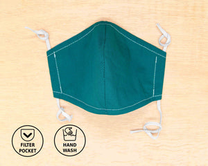 uk reusable face mask with filter pocket