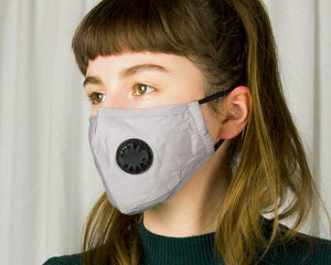 Grey Face Mask with Valve